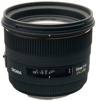 Camera Lens Sigma 50mm f/1.4 AF HSM EX DG 