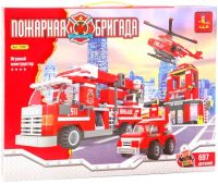 Photos - Construction Toy Ausini Fire Brigade 21901 