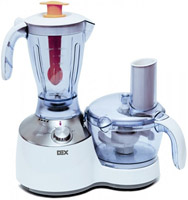 Photos - Food Processor DEX DFP 2102 white