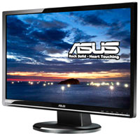 Photos - Monitor Asus VW246H 24 "  black