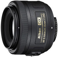 Camera Lens Nikon 35mm f/1.8G AF-S DX Nikkor 