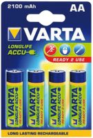Photos - Battery Varta LongLife  4xAA 2100 mAh