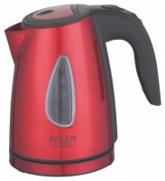 Photos - Electric Kettle Adler AD 1220 1630 W 1 L  red