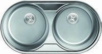 Photos - Kitchen Sink Cristal Roma Duo UA7113ZS 790х440