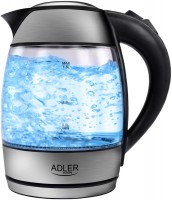 Photos - Electric Kettle Adler AD 1246 2000 W 1.8 L  stainless steel