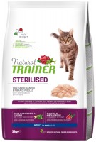 Photos - Cat Food Trainer Adult Sterilised with White Fresh Meats  3 kg