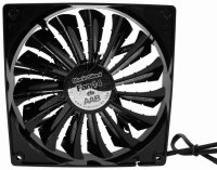 Photos - Computer Cooling AAB Black Silent Fan 14 