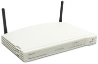 Photos - Wi-Fi 3Com Wireless ADSL 108 Mbps 11g Firewall Router 