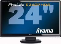 Photos - Monitor Iiyama ProLite E2407HDS 24 "  black