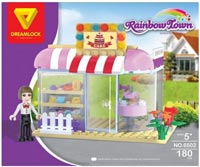 Photos - Construction Toy Dreamlock Rainbow Town 6502 