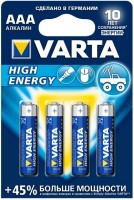 Photos - Battery Varta High Energy  4xAAA