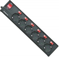 Photos - Surge Protector / Extension Lead REAL-EL RS-6 Extra 5m 