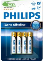 Photos - Battery Philips Ultra Alkaline  4xAAA