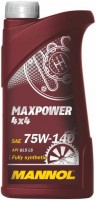 Photos - Gear Oil Mannol Maxpower 4x4 75W-140 1 L