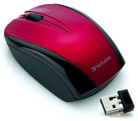 Mouse Verbatim Color Nano Wireless Notebook Mouse 