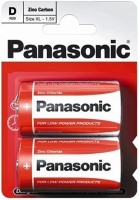 Photos - Battery Panasonic Red Zink 2xD 