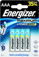 Photos - Battery Energizer Maximum  4xAAA