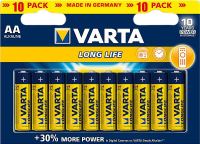 Photos - Battery Varta Longlife Extra  10xAA