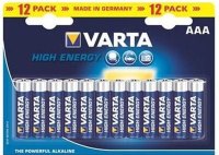 Photos - Battery Varta High Energy  12xAAA