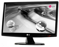 Photos - Monitor LG W2043T 20 "  black