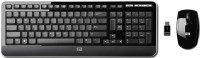 Photos - Keyboard HP Wireless Keyboard/Mouse 