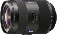 Camera Lens Sony 16-35mm f/2.8 ZA A 