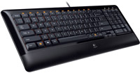 Photos - Keyboard Logitech Compact Keyboard K300 