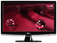 Photos - Monitor LG W2253V 22 "  black