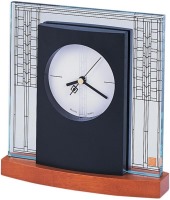 Radio / Table Clock Bulova Frank Lloyd Wright Glasner House 