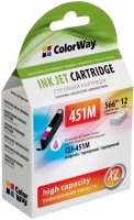 Photos - Ink & Toner Cartridge ColorWay CW-CLI-451M 