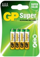 Photos - Battery GP Super Alkaline  4xAAA