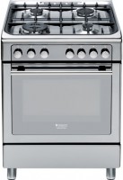 Photos - Cooker Hotpoint-Ariston CX65S7D2 stainless steel