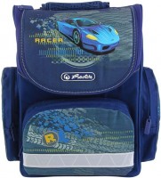 Photos - School Bag Herlitz Mini Blue Racer 