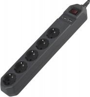 Photos - Surge Protector / Extension Lead ERA USF-5es-1.5m-USB 