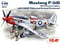 Photos - Model Building Kit ICM Mustang P-51D (1:48) 