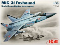 Photos - Model Building Kit ICM MiG-31 Foxhound (1:72) 