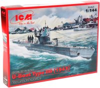 Photos - Model Building Kit ICM U-Boat Type IIB (1943) (1:144) 