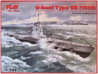 Photos - Model Building Kit ICM U-Boat Type IIB (1939) (1:144) 