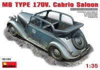 Photos - Model Building Kit MiniArt MB TYPE 170V Cabrio Saloon (1:35) 