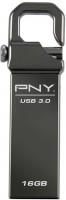 Photos - USB Flash Drive PNY Hook 3.0 16Gb 