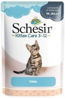 Photos - Cat Food Schesir Kitten Pouch Tuna 100 g 