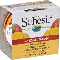 Photos - Cat Food Schesir Adult Canned Tuna/Mango 75 g 