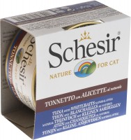Photos - Cat Food Schesir Adult Canned Tuna/Anchovy 85 g 