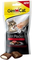 Photos - Cat Food Gimpet Adult Nutri Pockets Beef/Malt 60 g 
