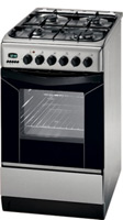 Photos - Cooker Indesit K 3G76S stainless steel