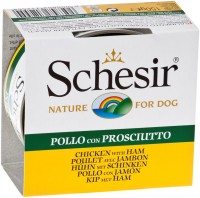 Photos - Dog Food Schesir Adult Canned Chicken/Ham 0.15 kg 1