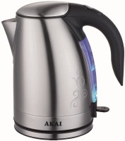 Photos - Electric Kettle Akai KM-1015X 2200 W 1.7 L  stainless steel