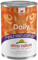 Photos - Cat Food Almo Nature Adult DailyMenu Rabbit 400 g 