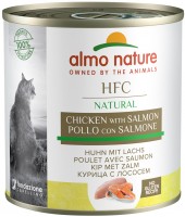 Photos - Cat Food Almo Nature HFC Natural Chicken/Salmon 280 g 6 pcs 