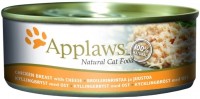 Photos - Cat Food Applaws Adult Canned Chicken/Cheese  156 g